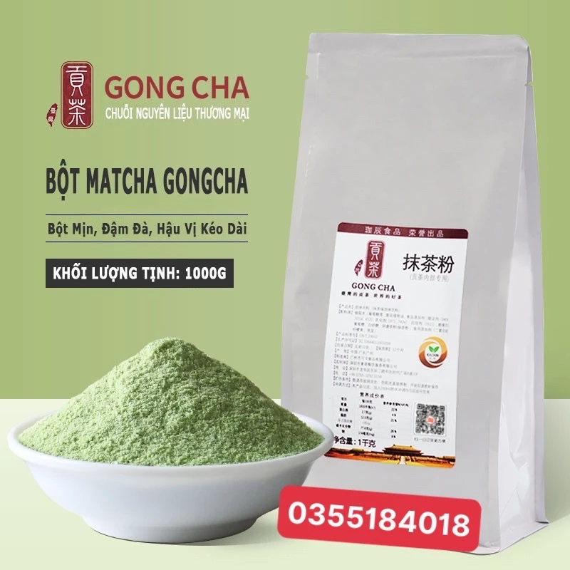 Bột Matcha Gongcha gói 1kg