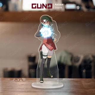 Mô hình Standee boruto nhân vật Sarada Mica Acrylic Anime 15cm trang trí trưng bày decor bàn học bàn làm việc