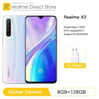 điện thoại Realme X2 ram 8G rom 256G, Màn: AMOLED6.4"Full HD+, Chip: Snapdragon 730G, cày game nặng mượt - TN02