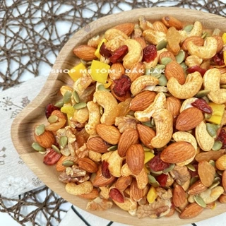 GRANOLA 100% HẠT NƯỚNG MẬT ONG (KHÔNG YẾN MẠCH) (NGŨ CỐC NGUYÊN HẠT, HẠNH NHÂN, HẠT ĐIỀU, HẠT BÍ, KHÔNG MACCA, MAC CA)