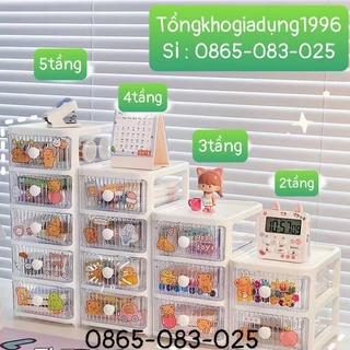 Hộp đựng để phụ kiện để bàn mini có ngăn kéo tay tròn , kệ tủ để bàn đựng để bút mini