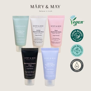 Mặt Nạ Tuýp Mary&May Wash Off Pack 30g