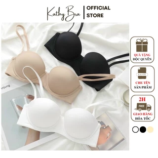 B39 [LOẠI 1] Áo Ngực Trơn Basic KATHY BRA Hàng Xuất Xịn Cúp Ngang Có Gọng Mút Vừa Tạo Khe Chất Su Siêu Mát