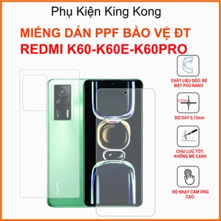 Dán Ppf Redmi k60 / K60e / K60PRO Dán nhám chống bám vân tay