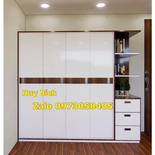 Tủ nhựa đài loan cửa lùa kèm kệ(205x180x50)