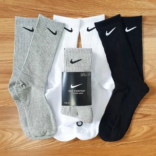 Tất Nike everyday set 3 đôi Trắng Xám Đen