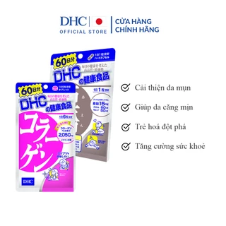 Combo TPBVSK DHC COLLAGEN (NEW) + Zinc 60 Ngày (Combo Viên uống DHC Đóng Băng Lão Hoá - Kẽm ZinC & Collagen)