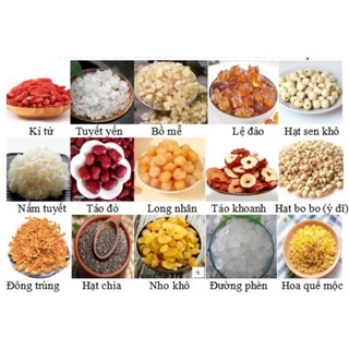 Nguyên liệu Chè dưỡng nhan 16 vị tự chọn 10gr
