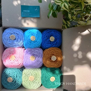 Dây thừng 3mm macrame cotton 3 xoắn 200g