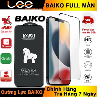 Kính Cường Lực iPhone Baiko 6/6plus/6s/6splus/7/7plus/8/8plus/plus/x/xr/xsmax/11/12/13/14/Pro/Xax