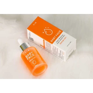 Serum KIM BABY FACE HA+ Dưỡng Trắng Da Mặt Mờ Nám Tàn Nhang căng bóng mịn da Chiết Xuất Cà Rốt