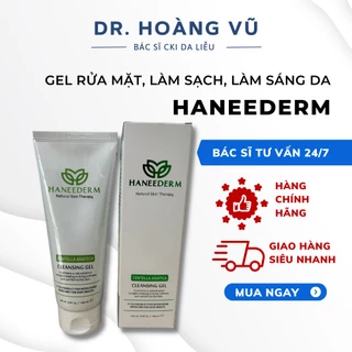 Sữa Rửa Mặt Haneederm Cleasing Gel, làm sạch, làm sáng da, hỗ trợ giảm lão hóa 150g - Dr. Hoàng Vũ