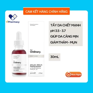 Serum Peel da tẩy tế bào chết The Ordinary AHA 30% + BHA 2% Peeling Solution 30ml