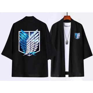 Áo khoắc ATTACK ON TITAN, áo kimono ATTACK ON TITAN phong cách Nhật Bản, hàng siêu đẹp