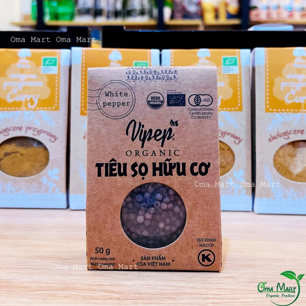 Tiêu Sọ Nguyên Hạt Hữu Cơ Farmers' 50g