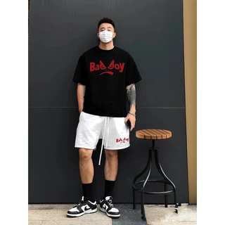 Bộ Thể Thao Nam BAD BOY Cá Tính Mùa Hè, Chất Liệu Cotton Khô 100% Thoáng Mát Thấm Hút Mồ Hôi Tốt