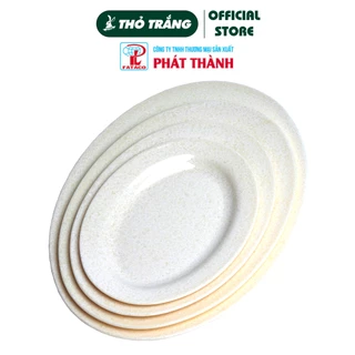 Dĩa Hột Xoài Vân Đá Trắng Nhựa Melamine Cao Cấp Fataco Việt Nam Đủ Size