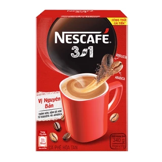[TẾT ĐỎ] Hộp cà phê hòa tan Nescafé 3in1 vị nguyên bản