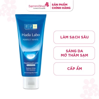 HadaLabo Kem rửa mặt Perfect White  Tranexamic Acid Cleanser 80g