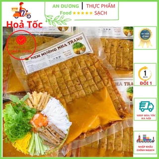 Nem Nướng Phên Nha Trang Kèm Nước Chấm Ngon ( phên 500gr) adf