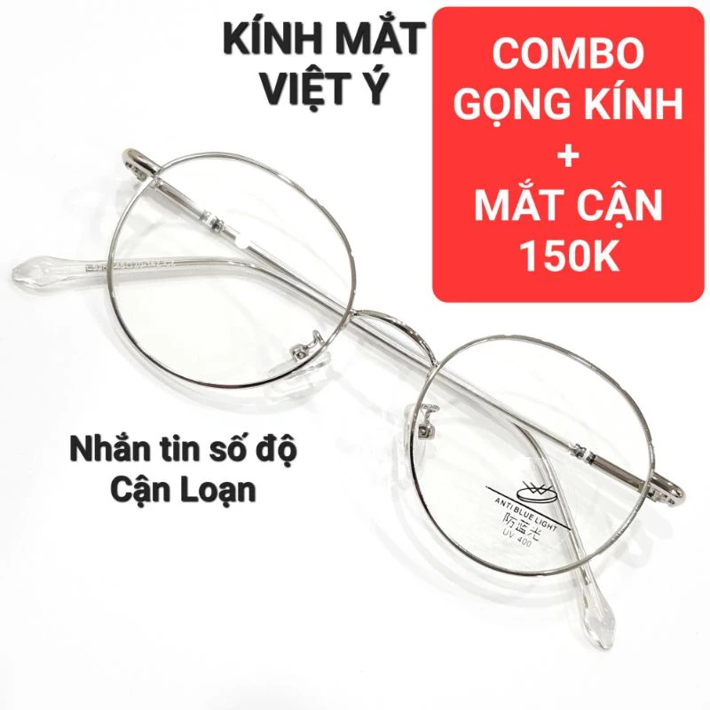 Gọng Kính Mắt Thời Trang Nam Nữ đã lắp sẵn tròng 0 độ