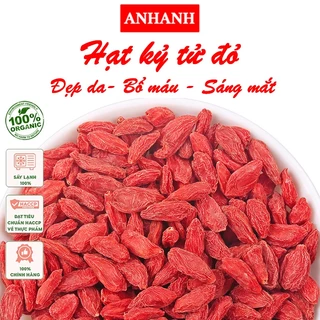 ✅ Kỷ Tử Đỏ (Câu Kỉ Tử) 100gr Sấy Khô Quả To Đỏ Đều Giúp Đẹp Da, Bổ Máu, Dễ Ngủ, Sáng Mắt