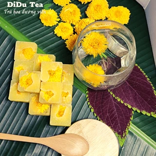 (HÀNG LOẠI 1) Trà hoa cúc đường phèn Didu Tea 1 túi 500gr gồm 24 viên