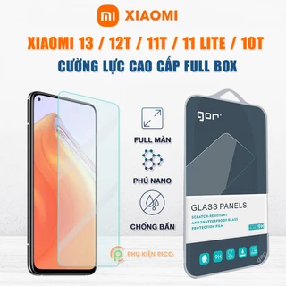 Kính cường lực Xiaomi Mi 11 Lite / Mi 13 / Mi 14 / Xiaomi 11T Pro / 12T Pro / 13T Pro full màn hình độ cứng 9H GOR