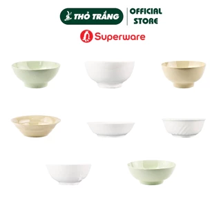 Tô lớn ăn mì bún phở đựng canh nhựa melamine Superware nhiều màu nhiều size