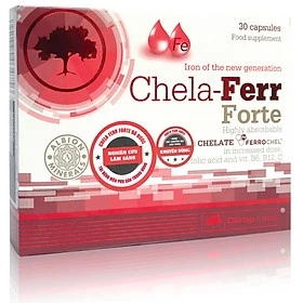 Viên uống bổ sung sắt cho bà bầu và người lớn Chela-Ferr Forte hộp 30 viên