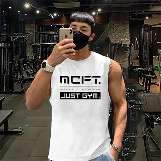 Áo ba lỗ nam thun cotton MCFT tập gym thể giao co giản thấm hút mồ hôi thoáng mát