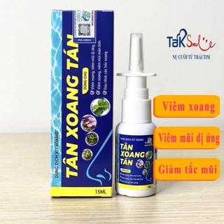 Xịt mũi Tân Xoang Tán Tất Thành Pharma, giảm ngạt mũi, giảm viêm xoang, viêm mũi dị ứng