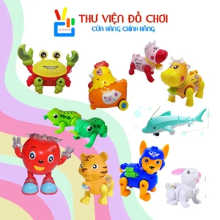 Đồ chơi các con vật biết đi có đèn có nhạc, có dây dắt đi dạo - Thư Viện Đồ Chơi