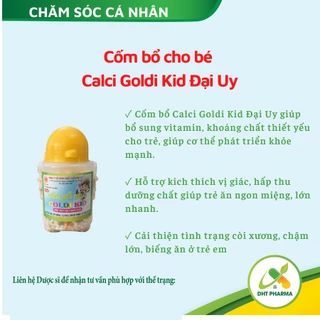 Cốm ăn ngon cho bé, cốm tiêu hóa, Cốm bổ cho bé  Calci Goldi Kid Đại Uy