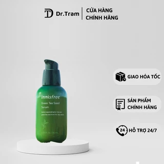 Tinh chất dưỡng ẩm ngừa chống lão hóa sớm kết hợp tinh chất trà xanh innisfree Green Tea Seed Serum 80 ml làm dịu da