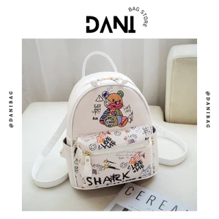 Balo nữ đeo lưng cute Dani, balo đẹp đi chơi, đi học, da đẹp, cao cấp, phong cách hàn quốc size 22cm DN213