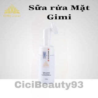 [Auth Date mới đến 2025] Sữa rửa mặt Gimi Luxury chính hãng 100ml đầu cọ silicon | Sữa rửa mặt tạo bọt | Cici Beauty