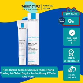 Kem Giảm Mụn La Roche-Posay Effaclar DOU+ giảm thâm, thông thoáng lỗ chân lông 40ml (ly_cosme)