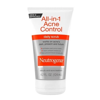Sữa rửa mặt sạch mụn Neutrogena All-in-1 Acne Control Daily 124ml