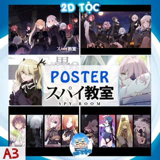 TRANH POSTER A3 Anime Manga Light Novel Spy Room Lớp học điệp viên (6) CHẤT LIỆU GIẤY CAO CẤP - 2D Tộc Shop