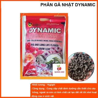 Phân bón hữu cơ Dynamic Organic 3-4-3 (Nhật Bản) - Phân Gà Nhật - Tốt cho mọi loại cây trồng (1kg)