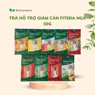 Trà Giảm Cân Thảo Mộc Fitera  Giảm Mỡ Bụng Thanh Lọc Cơ Thể