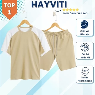 Bộ Quần Áo Nam Mùa Hè Thể Thao Đẹp Set Nguyên Bộ Hàn Quốc Đi Chơi Mát Mặc Nhà Cao Cấp HAYVITI ST34