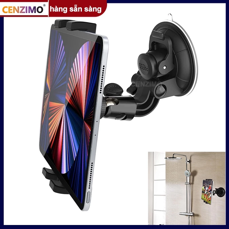 Giá Đỡ Máy Tính Bảng Gắn Lỗ Thông Gió Xe Hơi Xoay 360 Độ Cho Apple iPad Samsung Galaxy Tab All 6 "- 13"° Dây Đai Có Thể Điều Chỉnh Xoay Được Tiện Dụng