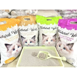 [FREESHIP] Cát vệ sinh mèo NATURAL WORLD, ONE CAT thấm hút, vón cục nhanh, ít bụi, khử mùi, diệt khuẩn, thơm, rẻ