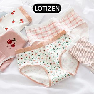 Set 5 Quần lót nữ cute họa tiết cherry đáng yêu 374