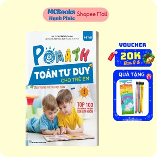 Sách - Pomath Toán tư duy cho trẻ em 4 - 6 tuổi (tập 1)