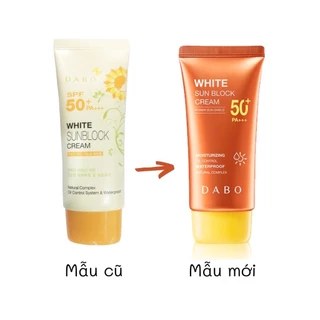 Kem Chống Nắng Dưỡng Da Dabo White Sunblock Cream SPF 50 PA+++ (70ml) - Hàn Quốc Chính Hãng