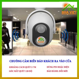 Chuông báo khách mở cửa cảm biến chống trộm tự động cảnh báo có người ra vào SOKA