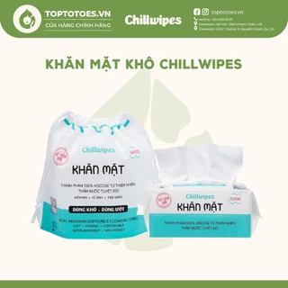 Khăn mặt khô Chillwipes dùng 1 lần, mềm mịn - vệ sinh - tiện dụng